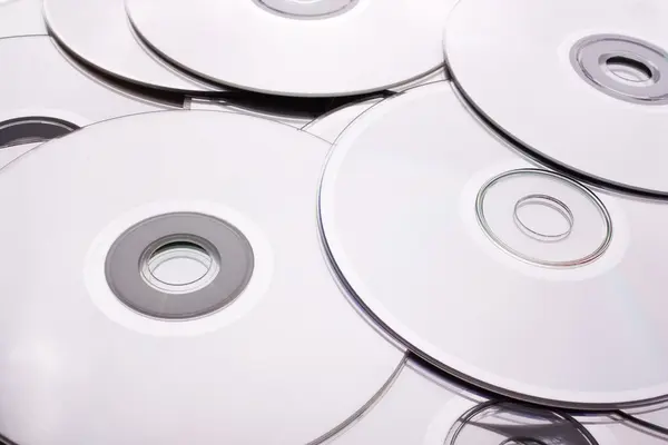 Cd's DVD 's — Stockfoto