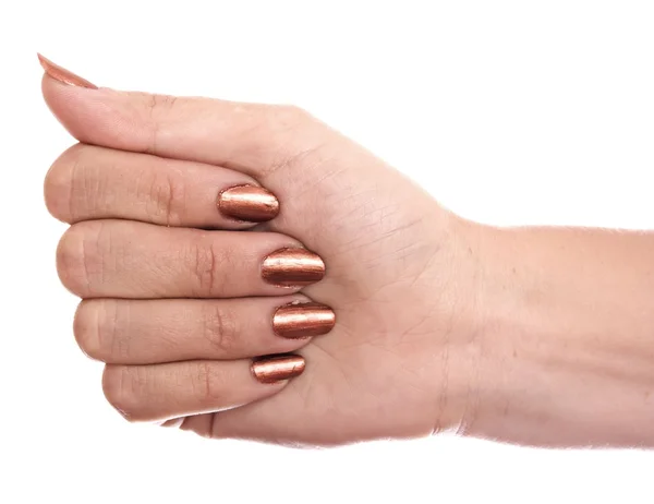 Hand isolated on a white background. — Stock Photo, Image