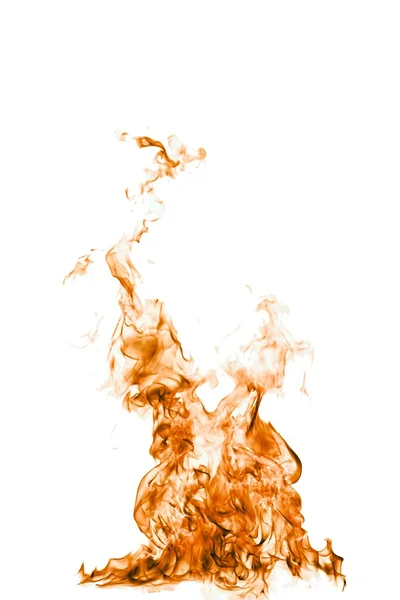 alev ateş etmek beyaz artalan izole