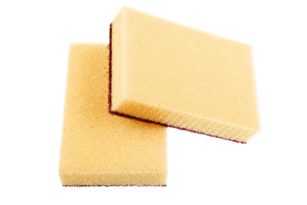 Sponges isolated on a white background — Stock Photo, Image