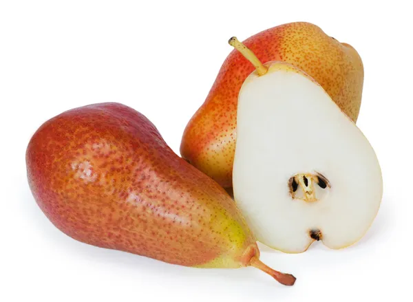 Ripe pear isolated on white background — Stock Photo, Image