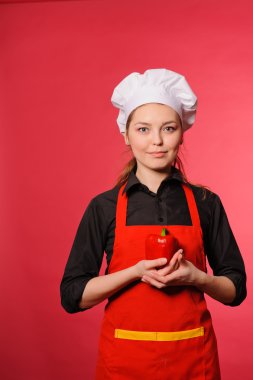 Güzellik genç aşçı