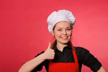 Güzellik genç aşçı