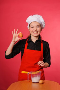 Güzellik genç aşçı