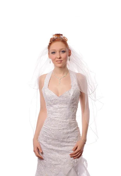 Brautporträt eines schönen Modells — Stockfoto