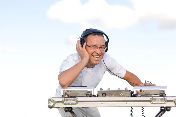 Young disc jockey — Stock Photo, Image