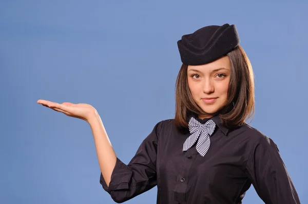 Flight attendant — Stock Photo, Image