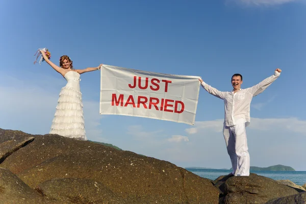 Matrimonio coppia — Foto Stock