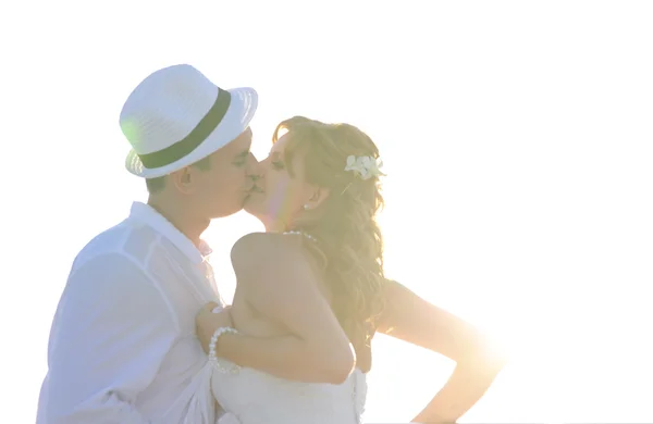 Kissing couple — Stock Photo, Image