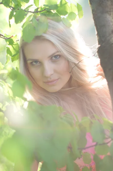 Portrait of pretty young girl — Stock Photo, Image