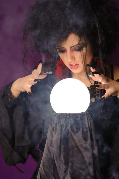 神秘时尚女巫 — 图库照片