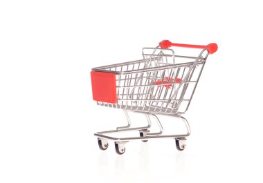 küçük metal alışveriş sepeti