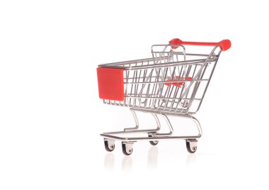 küçük metal alışveriş sepeti