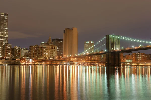 Brooklyn bridge in New York — Stock Photo, Image