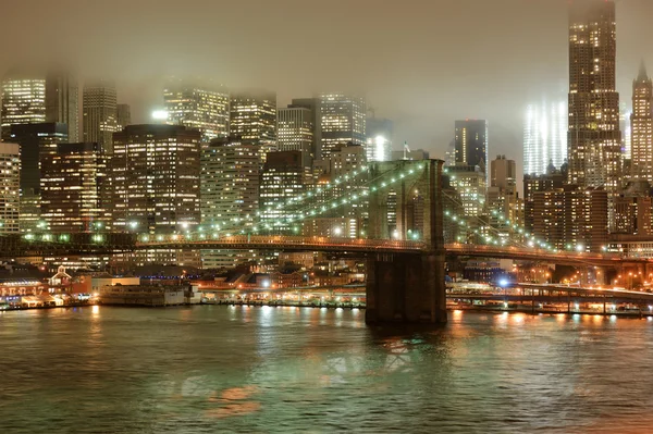 Brooklyn Bridge em Nova York — Fotografia de Stock