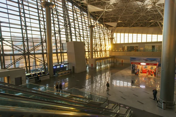 Interior do aeroporto Vnukovo — Fotografia de Stock