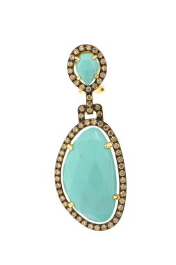 beyaz izole mücevher