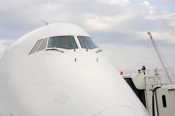 Jet vliegtuigen cockpit — Stockfoto