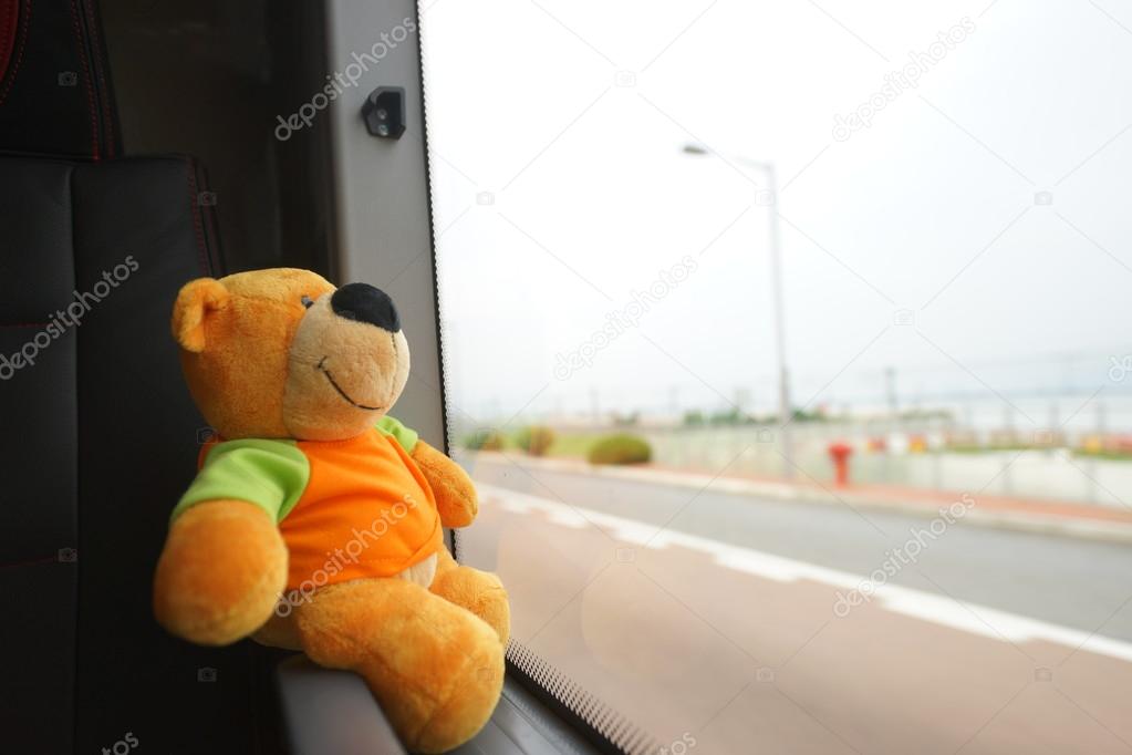 traveling teddy bear