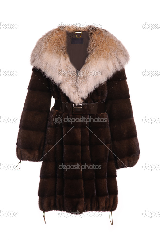 woman fur coat