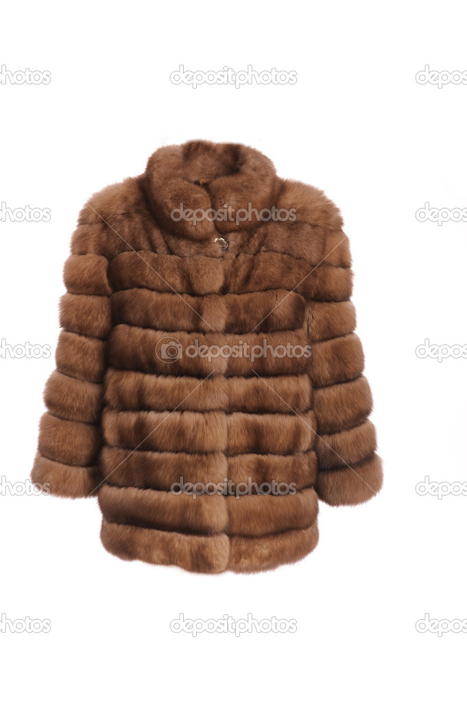 woman fur coat