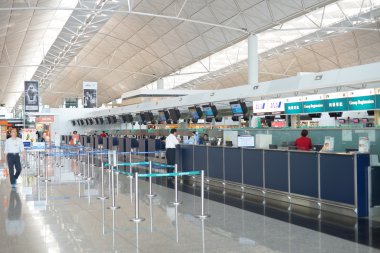 hong kong Uluslararası Havaalanı iade sayaçları