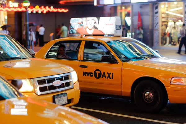 Yellow cabs — Stockfoto