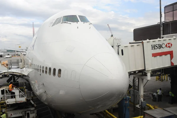 Cabina del Boeing 747 — Foto de Stock