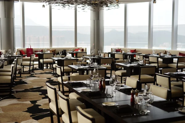 Restaurant in het crowne plaza hotel — Stockfoto