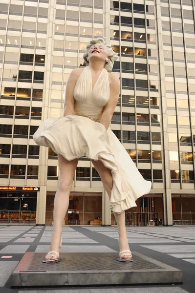 Statua di Marilyn Monroe a Chicago — Foto Stock