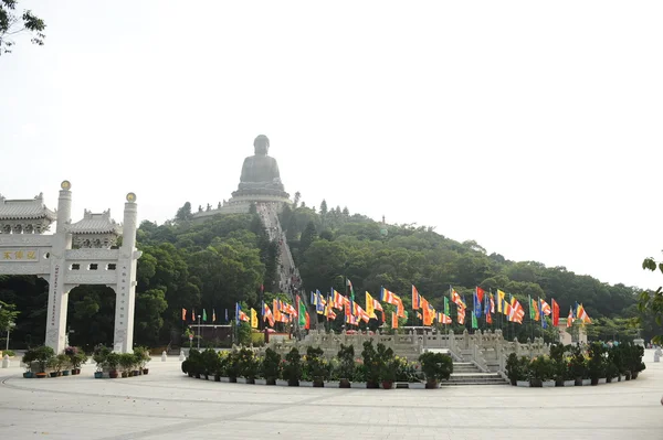 거 대 한 청동 불상 — 스톡 사진