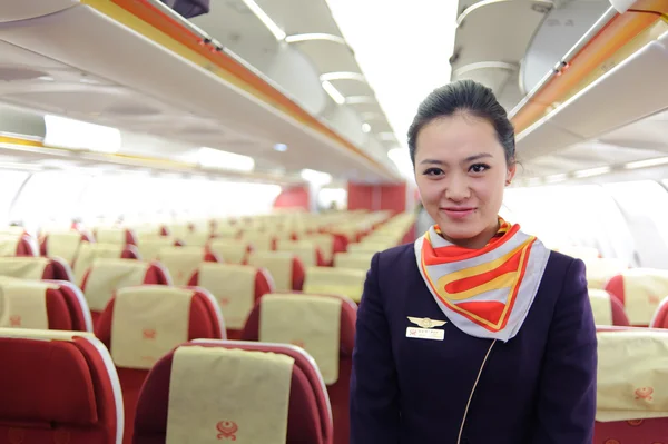 Hainan Airlines flight — Stock Photo, Image