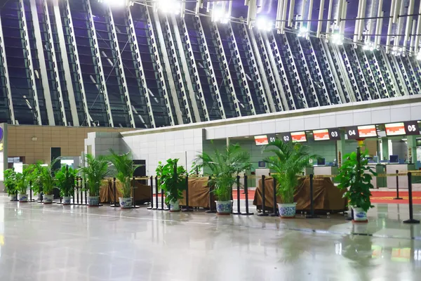 Pudong Aeroporto interior — Fotografia de Stock