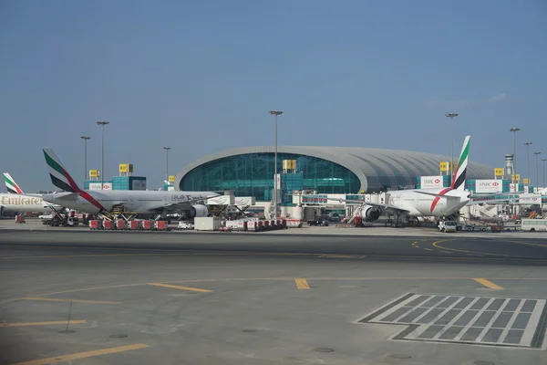 Dubai lufthavn – stockfoto