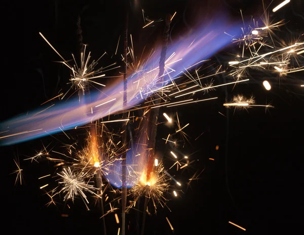 Kleurrijke brand — Stockfoto