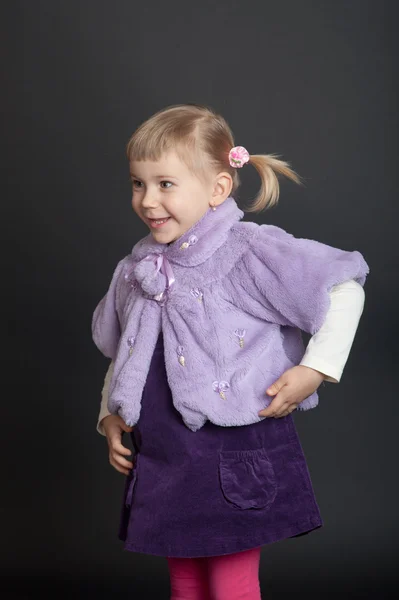 Cheerful little girl — Stock Photo, Image