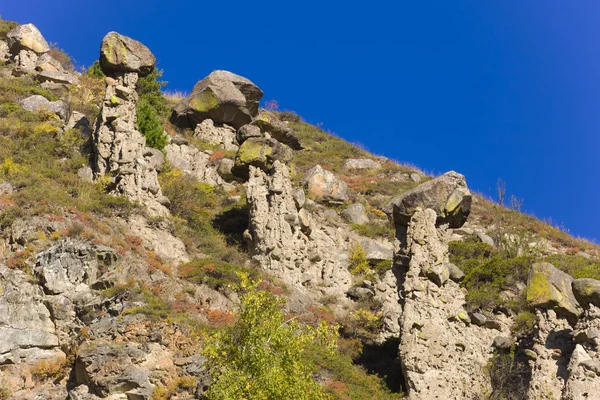 Rocks on the hillside — Stock Photo, Image