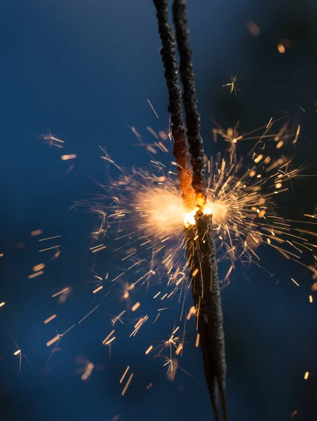 Sparklers close-up — Fotografia de Stock