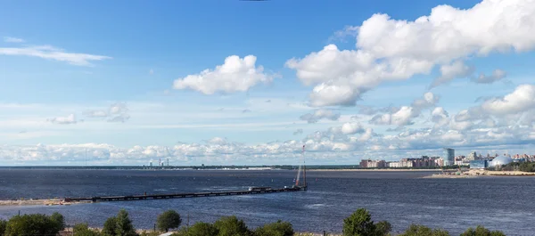 Costruzione di un nuovo ponte — Foto Stock