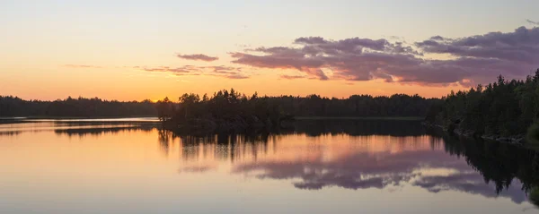 Simmetria del tramonto — Foto Stock