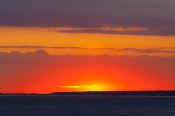 Zon over de horizon — Stockfoto