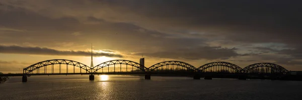 El puente ferroviario — Foto de Stock