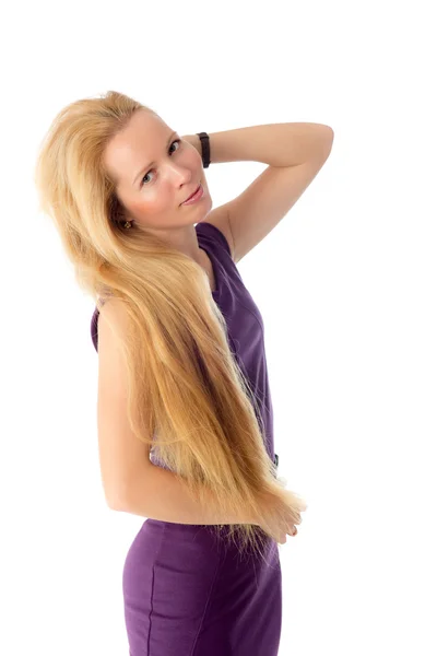 Κορίτσι με μακριά μαλλιά — Φωτογραφία Αρχείου