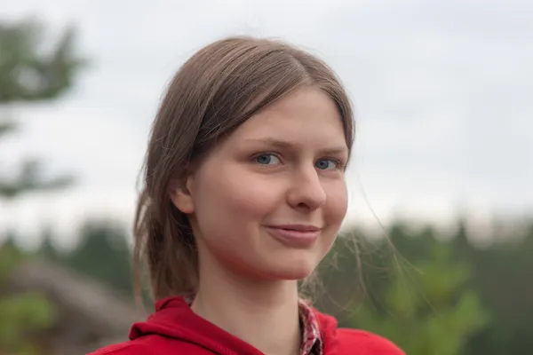 Smiling girl — Stock Photo, Image