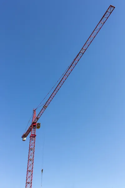 Büyük boylu inşaat vinç — Stok fotoğraf