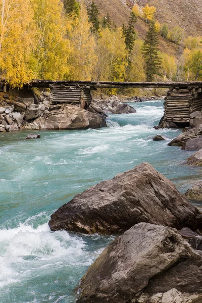 Río de montaña — Foto de Stock