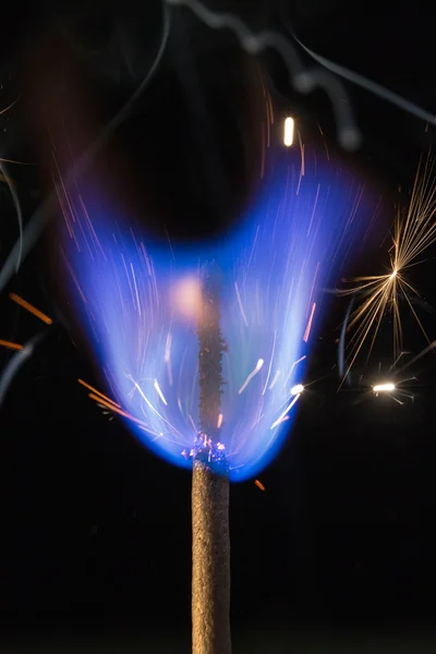 Blue flame — Stock Photo, Image