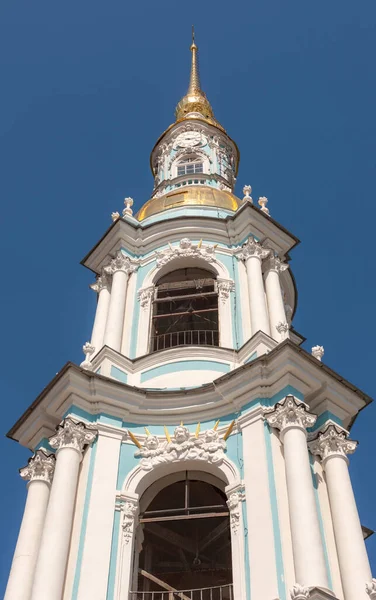 Clocher Cathédrale Saint Nicolas Contre Ciel — Photo