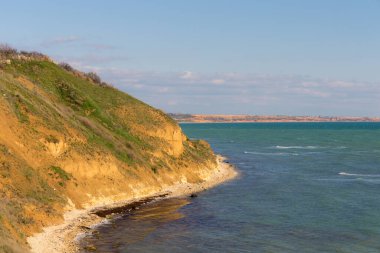Kırım'ın Karadeniz kıyısında manzara