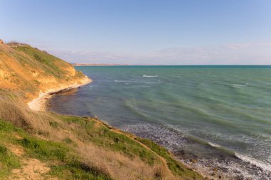 Kırım'ın Karadeniz kıyısında manzara